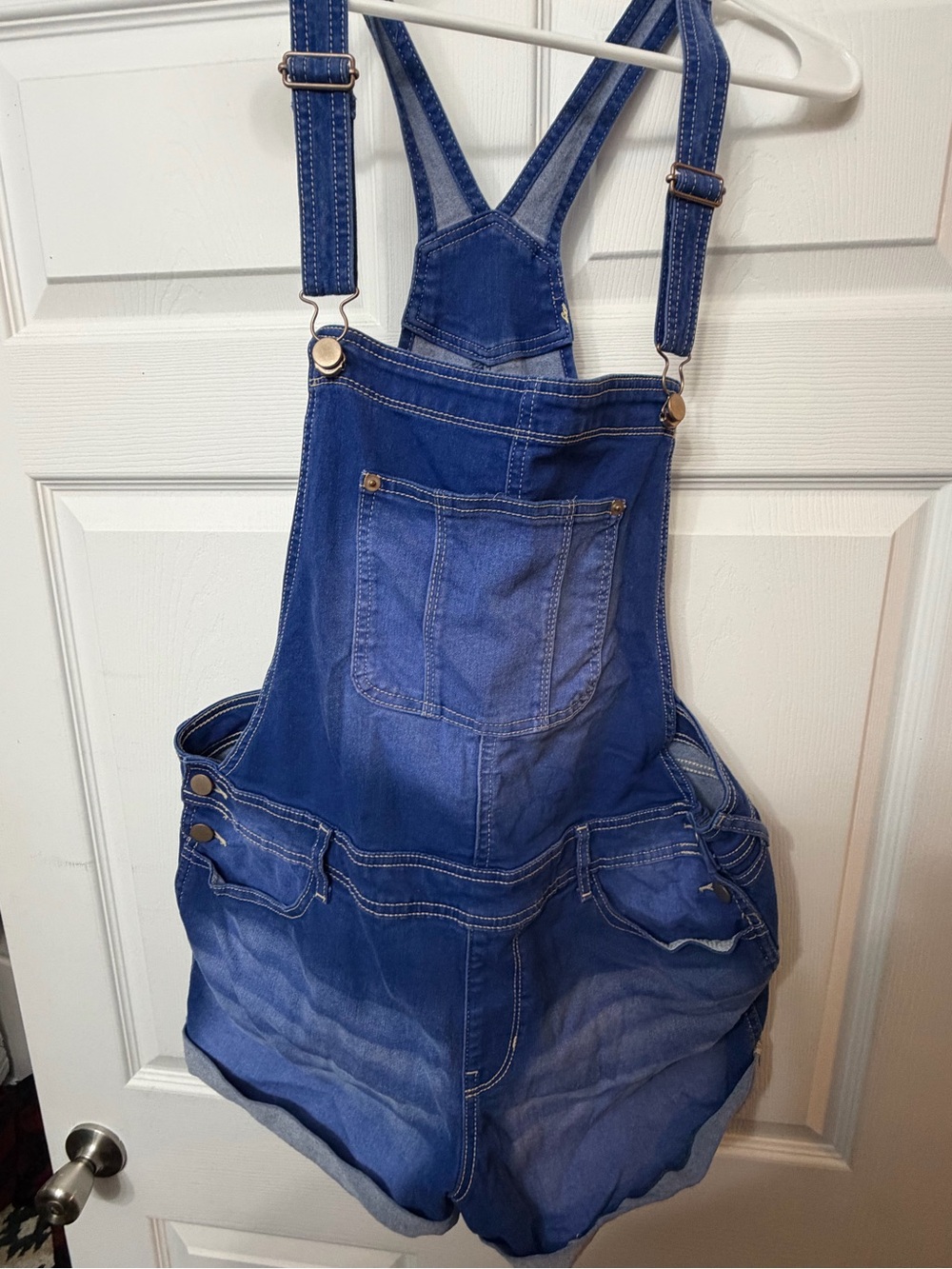 No Boundaries Blue Relaxed-Fit Denim Shorts (XL 15-17)